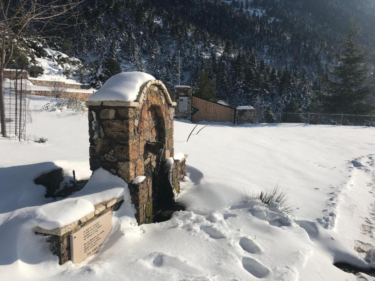 Chalet In The Forest Kalavryta Exterior foto